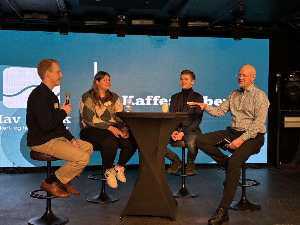 Kaffeslabberas med ungdommen som satser innen fiskeri og havbruk